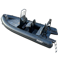 Bateau pneumatique à coque rigide de 20 pieds avec certification CE RIB600 en PVC/Hypalon/Orca avec moteur