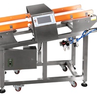 Industriële JINDUN JD-603 metaaldetectormachine voor snacks, brood, fruit en voedsel, met CE-gecertificeerd, op maat gemaakt hellend ontwerp en hoge nauwkeurigheid.