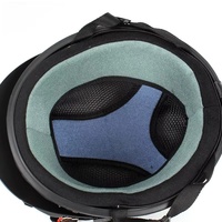Vente directe des fabricants, casque de moto rétro en PU ABS demi-visage avec lunettes
