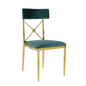 Sillas de Comedor de Acero Inoxidable de Alta Calidad para Banquetes y Eventos, Silla de Metal Moderna para Bodas, Muebles para Restaurantes y Hoteles - Product Image 1