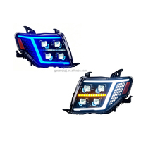 Phares LED pour Mitsubishi Pajero V93 V97 2007-2021, Éclairage dynamique à défilement séquentiel, Ensemble complet de phares LED