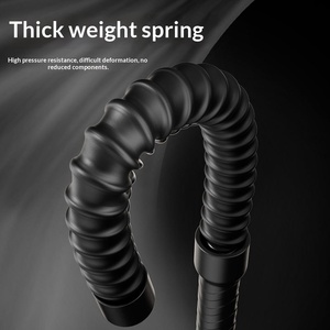 Corde <span class=keywords><strong>de</strong></span> combat professionnelle 2-en-1 sans fil, bâton d'entraînement <span class=keywords><strong>de</strong></span> gym intégré, durable et portable en acier inoxydable - Product Image 4