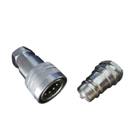 Raccords rapides hydrauliques NPT ISO7241-A mâle/femelle pour tuyaux de 1/2, 3/4 et 1 pouce – Connexions hydrauliques à déconnexion rapide Push-Pull