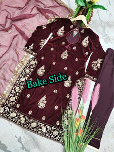 Pantalon Kurta droit pakistanais personnalisable tenue traditionnelle indienne pour les femmes Readymade Eid Ramzan spécial Salwar Kameez robe - Product Image 4