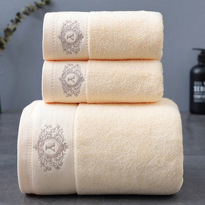 Lussuoso Asciugamano Bianco in Puro Cotone 100% 500gsm 600gsm <span class=keywords><strong>per</strong></span> Viso, Mani e Bagno con Ricamo - Product Image 3