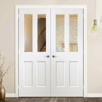 Porte en bois moderne avec vitrail intégré, design d'intérieur de maison, balcon, fabrication chinoise