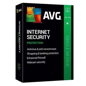 Software Antivirus de Protección de Privacidad en Línea para PC/Mac/Android/Linux, 1 DISPOSITIVO/1 AÑO, Código en Línea para AVG Internet Security 2022 - Product Image 1