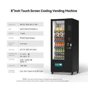 Mới Đến Máy Bán Hàng Tự Động Ba Lan Đồng Xu Hóa Đơn Thẻ Tùy Chọn Snack Máy Bán Hàng Tự Động Phổ Biến Máy Bán Hàng Tự Động Với 36 Khe Cắm - Product Image 3