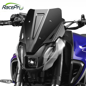 Nouveau pare-brise de moto noir RACEPRO pare-brise Sport pare-brise convient pour YAMAHA <span class=keywords><strong>MT</strong></span>-<span class=keywords><strong>07</strong></span> <span class=keywords><strong>2021</strong></span> 2022 MT07 21-22 FZ07 FZ-<span class=keywords><strong>07</strong></span> - Product Image 2