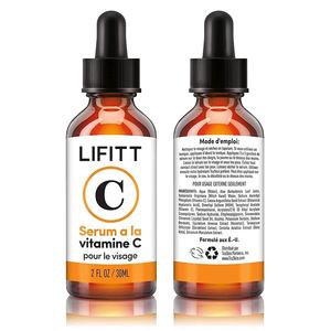 Suero <span class=keywords><strong>de</strong></span> Vitamina C con Ácido Hialurónico, Duo <span class=keywords><strong>de</strong></span> Sueros Faciales, Vitamina C Antienvejecimiento, Blanqueador, Iluminador, <span class=keywords><strong>Tratamiento</strong></span> Facial - Product Image 6