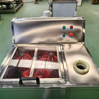 Machine de nettoyage électrique pour fûts usagés de trois et cinq gallons avec moteur et commande PLC, facile à utiliser et économique