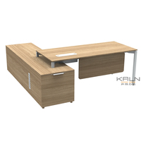 Meubles de bureau 2026, prix direct d'usine de haute qualité, table de travail ouverte élégante personnalisée, bureau d'ordinateur pour manager/chef