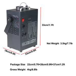Igracelite 900W điều khiển từ xa 36 cái RGB 3in1 LED + sương mù khói máy + Laser Ánh Sáng sân khấu - Product Image 4