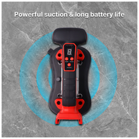 Vibrateur de pose de carreaux sans fil à batterie 21V 1000W de qualité industrielle à double moteur avec ventouse en caoutchouc de 150 x 260 mm