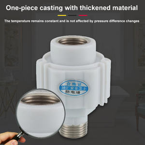 Accesorios de Pared Blancos Anti-Choque Eléctrico Marca TELDE para Calentadores de Agua a Gas, Material PBT, Uso Doméstico y Hotelero, Eléctrico/Gas - Product Image 4