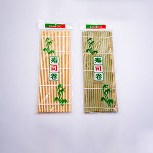 Estera rodante de bambú desechable de calidad, rodillo de <span class=keywords><strong>Sushi</strong></span> en forma de barco ecológico para Cocina Casera para uso de alimentos DIY, herramientas cuadradas de <span class=keywords><strong>Sushi</strong></span> - Product Image 1
