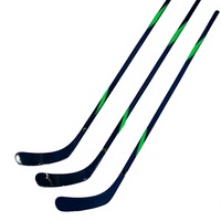 RSY RSY-LM Bâton de hockey sur glace professionnel léger 100% fibre de carbone, logo personnalisé, motifs de lame P28/P88, tailles SR/JR/INT/YTH
