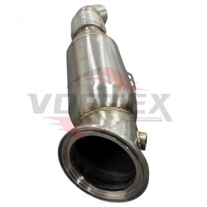 Tubería de Escape Catalítica de Alto Flujo Vortex SS304 con Junta Flexible para BMW B58 F22 F30 G20 M140i M240i 340i 440i, Kit de Modificación Bolt-On - Product Image 4
