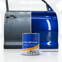 Peinture de finition automobile MLB, brillante, haute teneur en solides, 2K, pour la rénovation de camions commerciaux, destinée aux propriétaires de flottes, peinture de finition, apprêt automobile