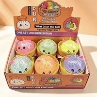 Boîte surprise de Noël : Jouets anti-stress souple en forme de dumplings et citrouilles, ensemble de jouets squishy à rebond lent pour soulager le stress, vente en gros