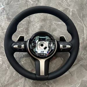 Volant pour <span class=keywords><strong>BMW</strong></span> <span class=keywords><strong>X1</strong></span> X3 X4 X5 X6 M2 M3 M4 M5 M6 X5M X6M M6 F10 F18 F11 F12 F30 F34 F35 F32 Volant entièrement en cuir - Product Image 6