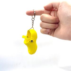 Wholesale Mini Cute Slipper <b>Key</b> Ring Eva Plastics Beach Shoe <b>Key</b> <b>Chain</b> - Product Image 4