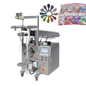 automatic feeding material potato chips cotton toy gift ball balloon stuffing packing machine