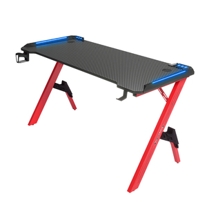 Mesa de juego superventas de alta calidad con luces LED PC Laptop <span class=keywords><strong>Computer</strong></span> Gaming <span class=keywords><strong>Desk</strong></span> - Product Image 2