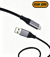 Kabel Data Premium USB-A USB-C Anti-Putus Tahan Lama Pengisian Cepat 3A Pabrik Asli untuk Power Bank 480Mbps Logo Kustom OEM