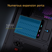 Casing PC Gaming Lovingcool Terbaru, Mid Tower, Kabinet PC Gaming, Casing Komputer M-ATX, Tower Case PC Gamer