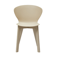 Chaise de salle à manger minimaliste en plastique, chaise d'appoint ergonomique au design coquille, chaise d'appoint moderne pour la maison, le café, le restaurant et les espaces intérieurs
