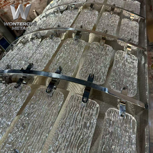 <span class=keywords><strong>Paravent</strong></span> décoratif artistique moderne en acier inoxydable de luxe personnalisé, multifonctionnel pour la maison, le bureau, l'hôtel - Product Image 6