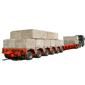 Semi-remorque à plateau surbaissé en acier robuste pour le transport de gros équipements - Product Image 2