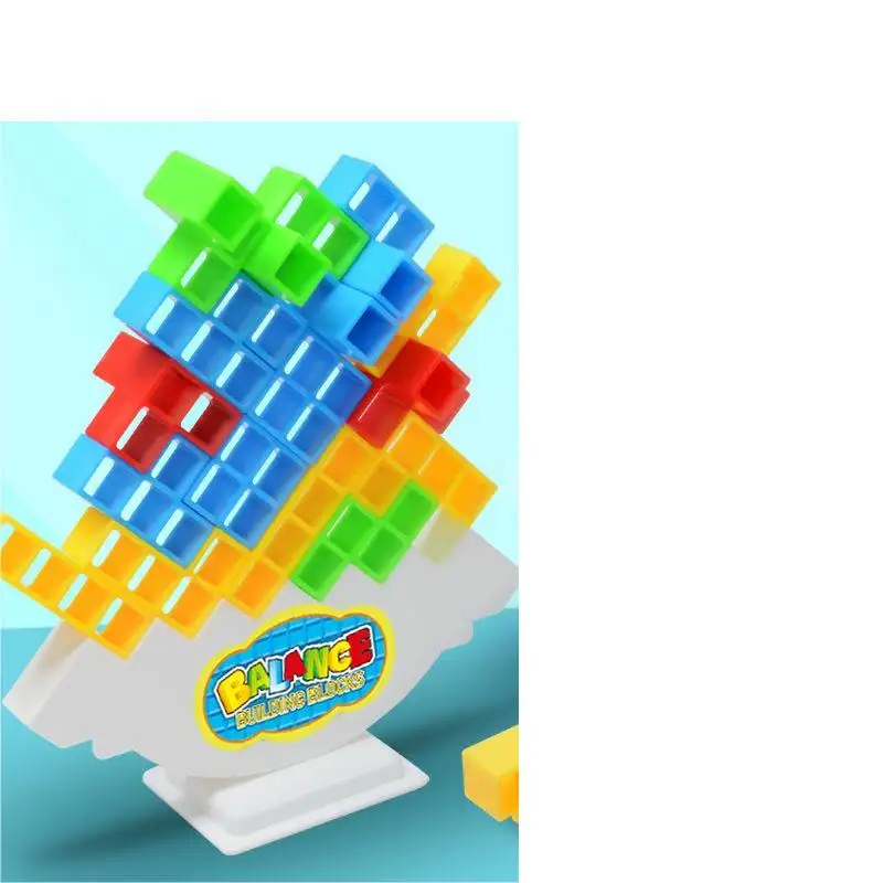 Mattoncini di costruzione giocattoli impilano giochi interattivi da tavolo puzzle di alta educazione precoce