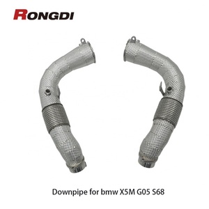 Tubo de Escape de Acero Inoxidable 304 con Protección Térmica para BMW X5M G05 S68 4.4T 2025, Piezas de Escape para Automóviles - Product Image 3