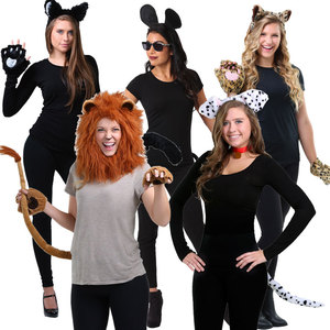 Kit leone Deluxe accessori Costume leone criniera e coda Set per il carnevale di Halloween <span class=keywords><strong>Jungle</strong></span> Animal <span class=keywords><strong>Dress</strong></span> up Party - Product Image 1