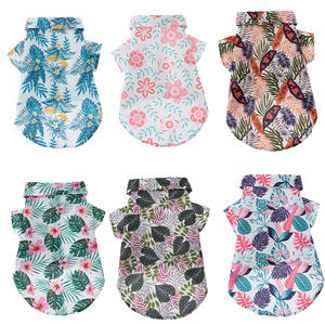 JXANRY Nouvelle Chemise Décontractée Imprimée Printemps Résistante aux Poils pour Chats et Chiens <span class=keywords><strong>en</strong></span> Terylène Tailles S-XL Vêtements pour Animaux de Compagnie - Product Image 3
