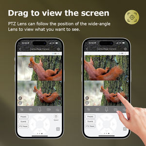 Cámara de caza Solar de 6MP 4G GPS pista de caza Seguimiento de movimiento visión nocturna sirena incorporada camuflaje seguridad comunitaria - Product Image 6