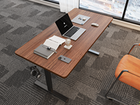 Bureaux de travail ergonomiques réglables en hauteur à prix d'usine pour espaces commerciaux et bureaux – Bureau assis-debout à moteur unique