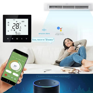 Termostato Inteligente WiFi para Habitación, Pantalla Táctil Digital, Controlador de Ventilador, Programable con Temporizador, Modo Automático de Calefacción y Refrigeración, Montaje en Pared - Product Image 4