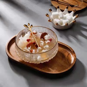 Plateau en bois de style japonais, base ronde pour tasse à café, dessous de plat nordique en bois d'acacia, tapis rétro isolant thermiquement, dropshipping - Product Image 3