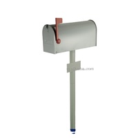 Boîte aux lettres décorative extérieure moderne en acier avec serrure pour jardin résidentiel ou livraison de colis post-monté à vendre