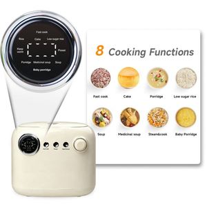 Cuisinière à riz électrique coréenne mini portable, design moderne, élégante, à cuisson rapide, faible teneur en glucides, pour cuisine contemporaine - Product Image 3