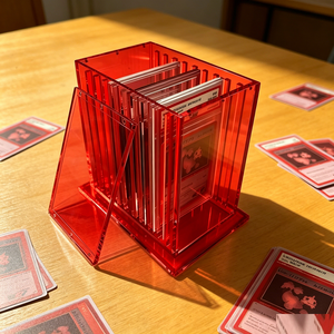 Présentoir en acrylique transparent personnalisé populaire à 10 emplacements pour cartes gradées, idéal pour la collection de cartes sportives - Product Image 3