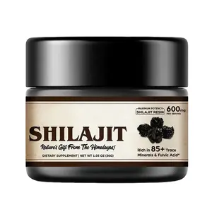 OEM Shilajit Resin Pure Himalaya Shilajit mit 85 Trace Minerals Complex für Energie-und Immun unterstützung Shilajit