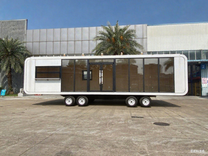 Petites roues de maison avec espace loft Lit design efficace Espace de vie à l'étage Sous l'<span class=keywords><strong>abri</strong></span> mobile d'urgence pour les secours en cas de catastrophe - Product Image 2