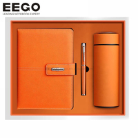 Coffret Cadeau d'Entreprise Premium Logo Personnalisé Carnet en Cuir & Tasse en Acier Inoxydable avec USB Idée Cadeau d'Affaires de Luxe