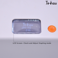 Jimhau JH-90 Smart LCD Agrafeuse électrique haute vitesse 90 feuilles Capacité agrafeuse manuelle en métal pour bureau à domicile