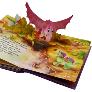 광저우 인쇄 공장 맞춤화 저렴한 가격 3D 팝업 스토리 북 어린이 맞춤형 팝업 책 어린이를위한