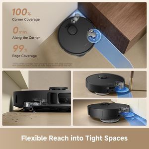 DREAME L40 Ultra Gen 2 Robot Vacuum Cleaner Mop LDS SLAM Navigation <b>Extendable</b> Side <b>Brush</b> Wet/Dry All-in-One Cleaning Dock Car - Product Image 1